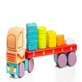 Wooden toy Truck with geometric shapes, Cubika