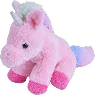Peluche Licorne rose, 13 cm, Wild Republic