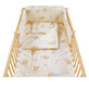 Biancheria da letto 5 pezzi Crema Teddy Teddy Stars, 120 x 60 cm, My Kids