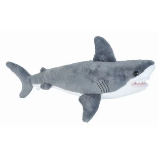 Peluche grand requin blanc, 20 cm, Wild Republic