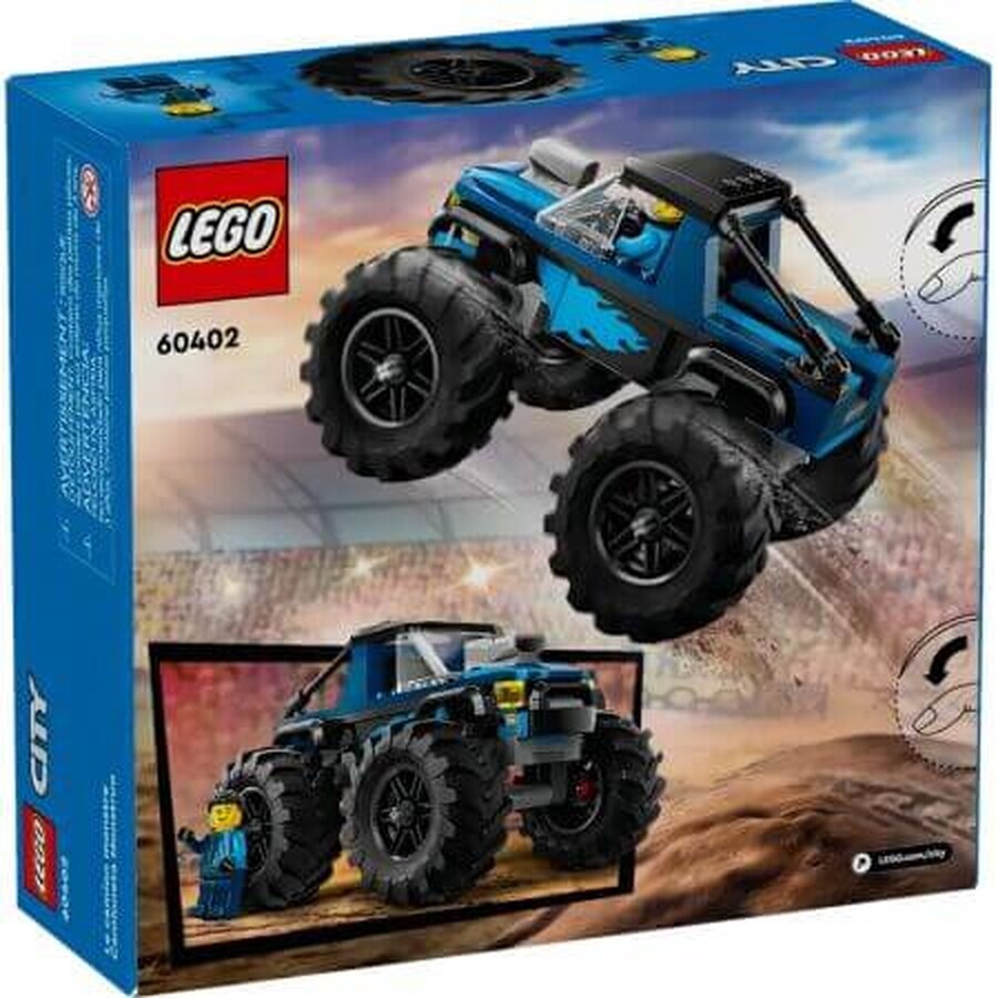 Monster Truck Blue, +5 years, 60402, Lego City