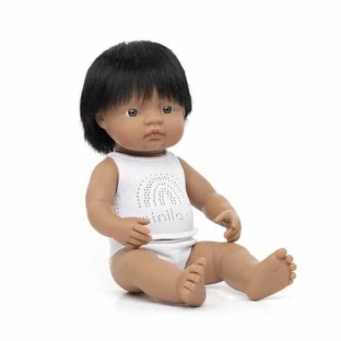 Muñeco niño hispano 38 cm, +10 meses, Miniland