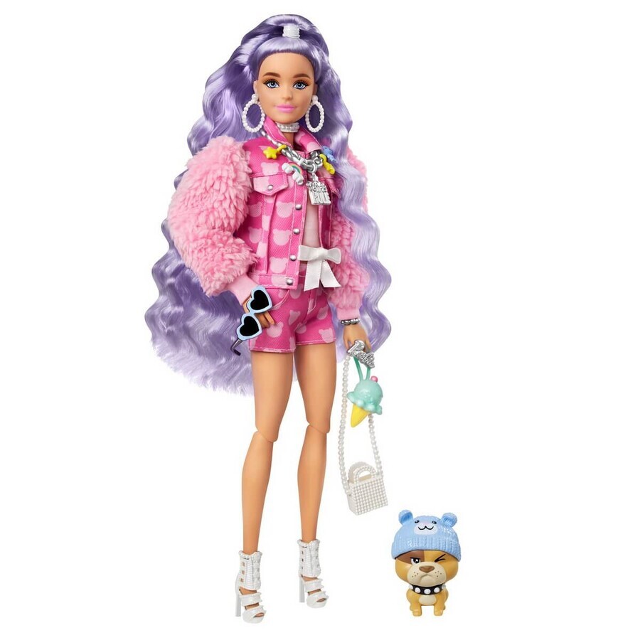 Barbie Doll Extra, Crepe Pair, Barbie