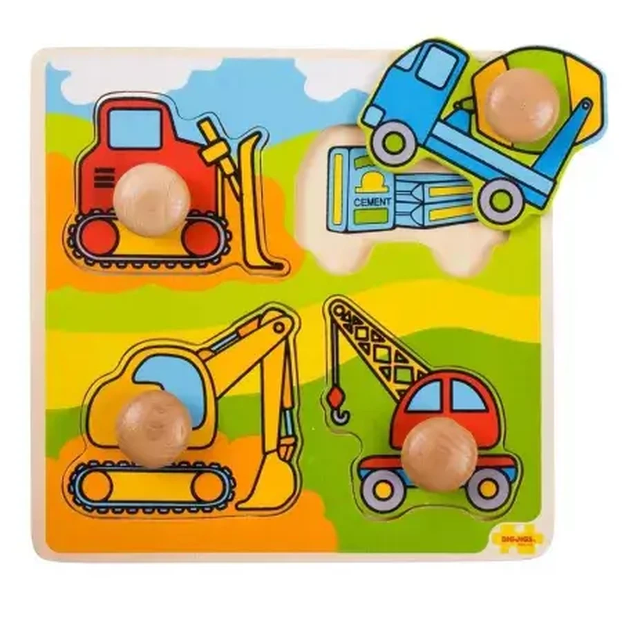 My first construction site puzzle, Bigjigs