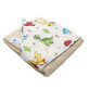 Capison Towel, Cream with Dragons, 80x90 cm, Baltic Baby