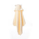 Bebehug hooded towel, 122 x 77cm, Cream, Twindeco