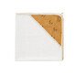 Serviette de bain &#224; capuche pour b&#233;b&#233; Woods Spruce Yellow, 75x75cm, Fresk