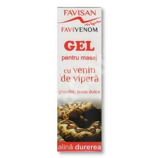 Massage gel with viper venom, ginger and liquorice, 50 ml, Favisan