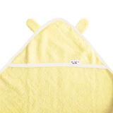 Towel with hood and ears for babies, 100x100 cm, Ecru, Tuxi Brands