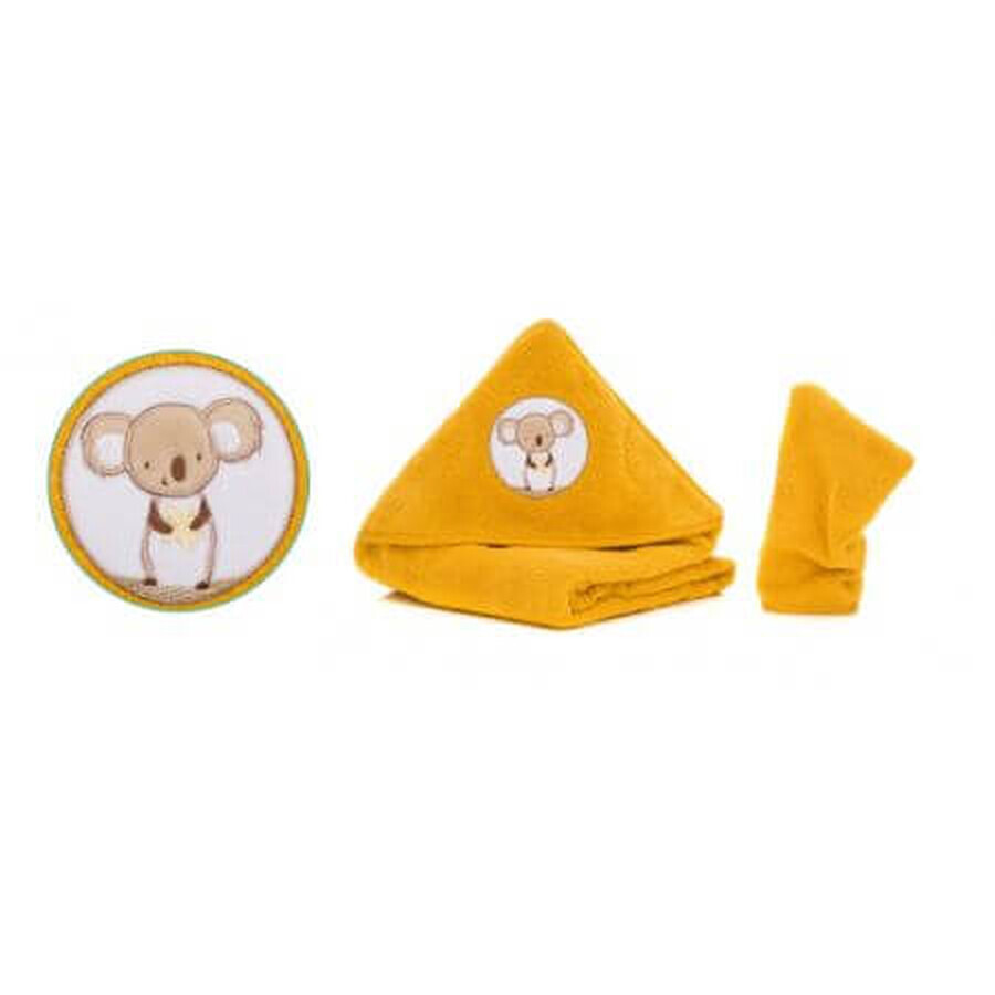 Buy Koala Honey embroidered bath towel with cuff, Fillikid Koala Honey embroidered bath towel with cuff, Fillikid