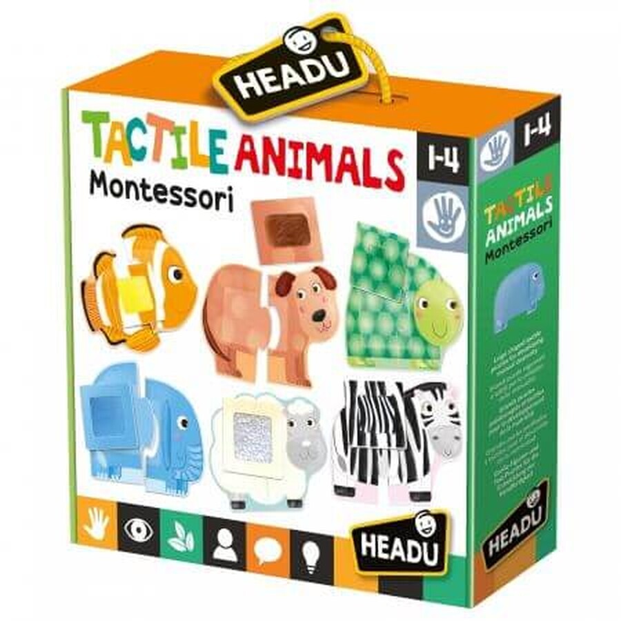 Puzzle with sensory animals, Headu