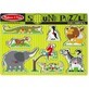 Wooden puzzle with sounds Zoo animals, +2 years, Melissa&amp;amp;Doug