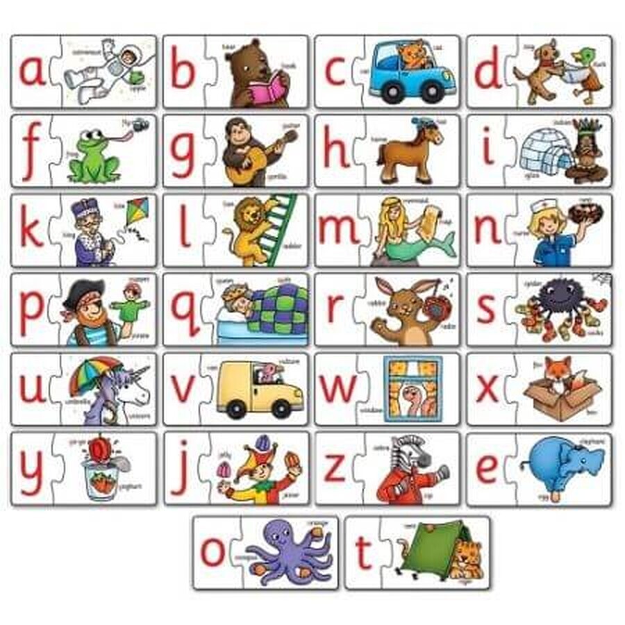 Buy English Puzzle Learn the Alphabet by Association, Orchard Toys English Puzzle Learn the Alphabet by Association, Orchard Toys