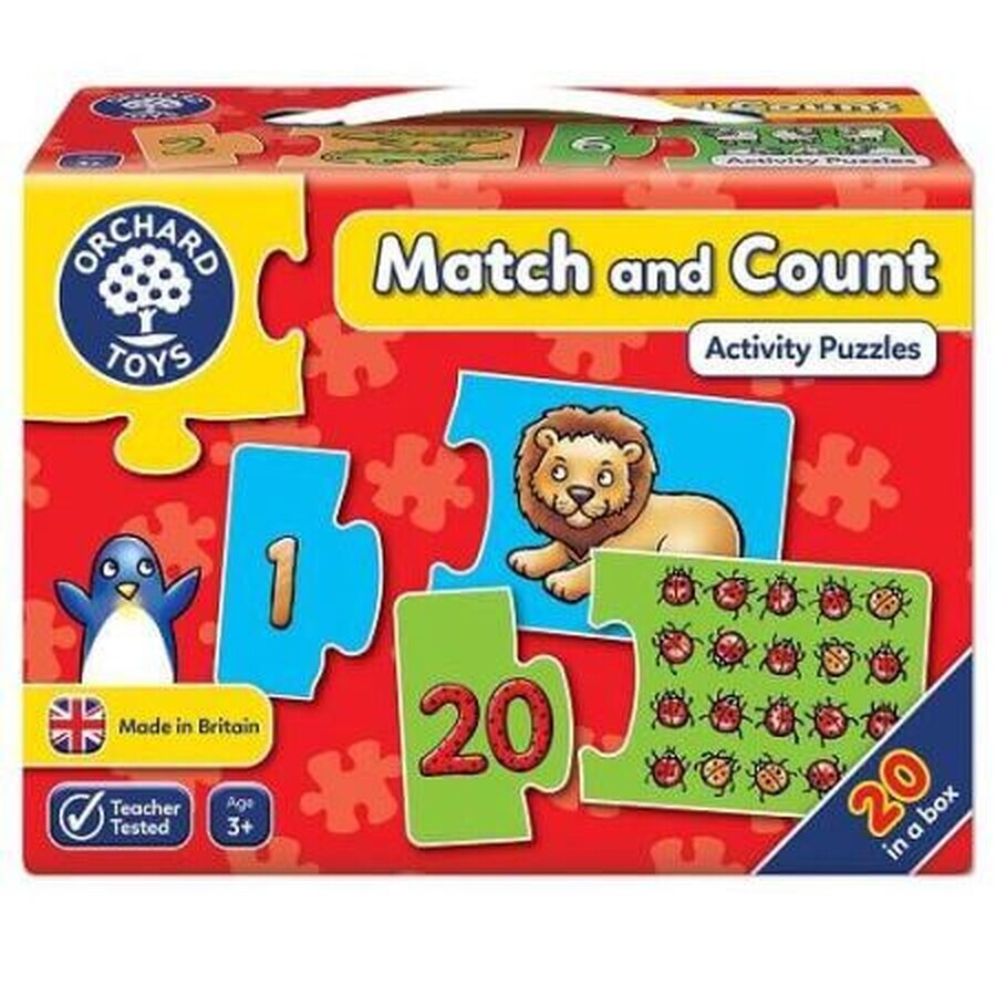 Winkel op Leer Getallen Puzzel, Orchard Toys Leer Getallen Puzzel, Orchard Toys