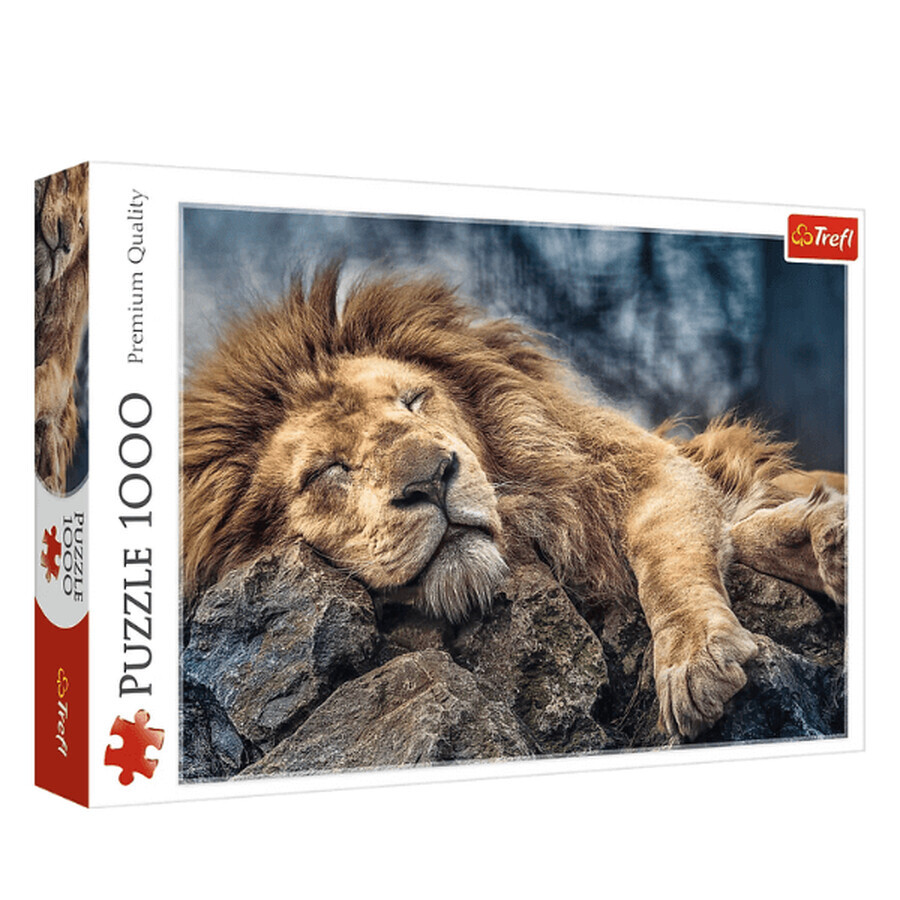 Sleeping lion puzzle, 1000 pieces, Trefl