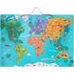 Magnetic Puzzle in Romanian Big World Map, +3 years, Bufnitel