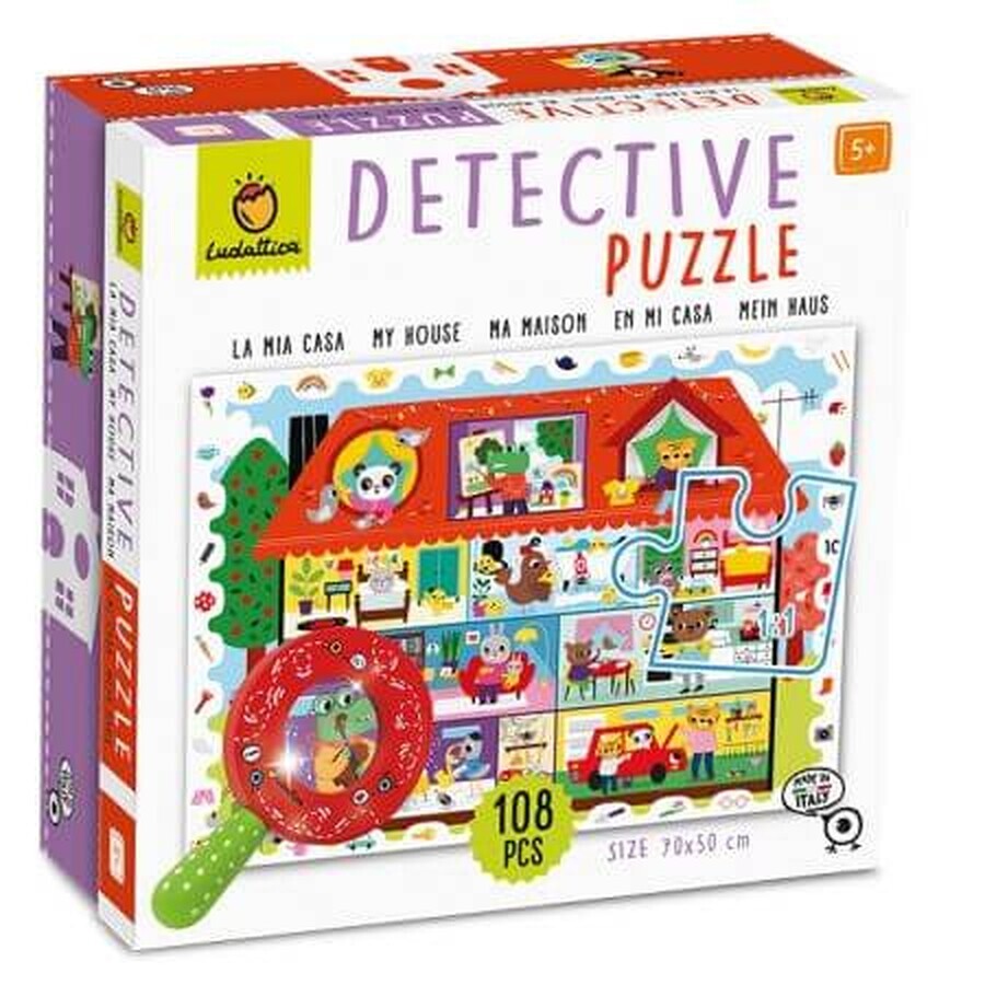 Buy Puzzle Little Detective, My House, +5 years, Ludattica Puzzle Little Detective, My House, +5 years, Ludattica