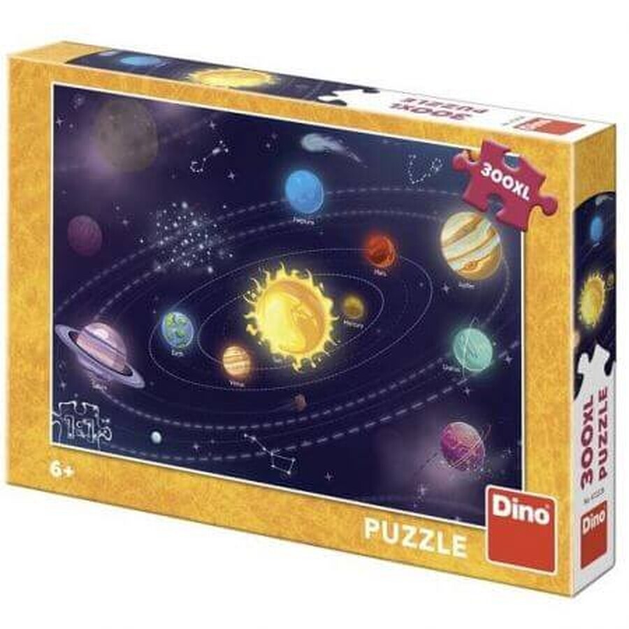 Puzzle Solar System, 300 pieces, Dino
