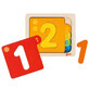 Puzzle stratificat pentru invatarea numerelor, 2 ani+, Goki