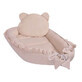 Nid de b&#233;b&#233; en coton avec oreiller, beige, E-Kids