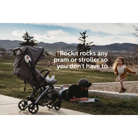 Tragbare vibrierende Babyschaukel, Rockit