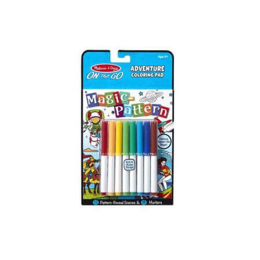 Buy Colouring book Magic patterns - Adventures, +4 years, Melissa&Doug Colouring book Magic patterns - Adventures, +4 years, Melissa&Doug