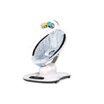 Sedia a dondolo elettrica Mamaroo 4 Plush, Argento, 4Moms Sedia a dondolo elettrica Mamaroo 4 Plush, Argento, 4Moms