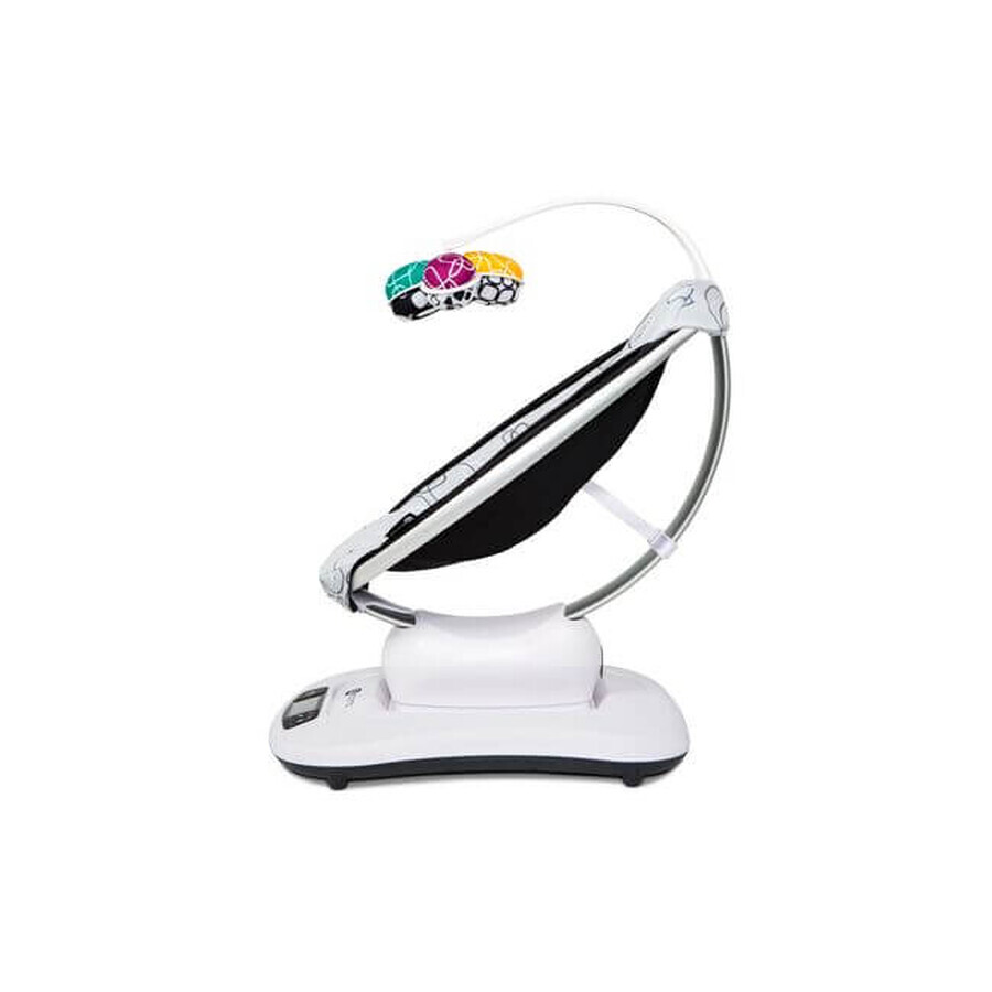 Sedia a dondolo elettrica Mamaroo 4 Plush, Argento, 4Moms