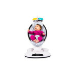 Sedia a dondolo elettrica Mamaroo 4 Plush, Argento, 4Moms Sedia a dondolo elettrica Mamaroo 4 Plush, Argento, 4Moms