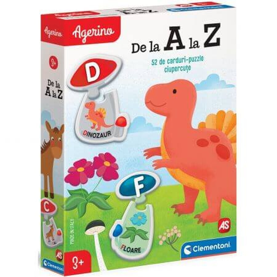 Juego Clementoni Agerino, de la A a la Z, Clementoni