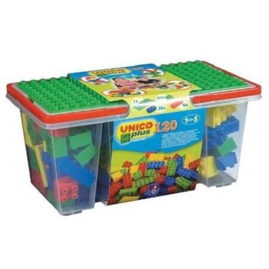 Jeu de construction Unico Plus, 120 pièces, +18 mois, A. Haberkorn