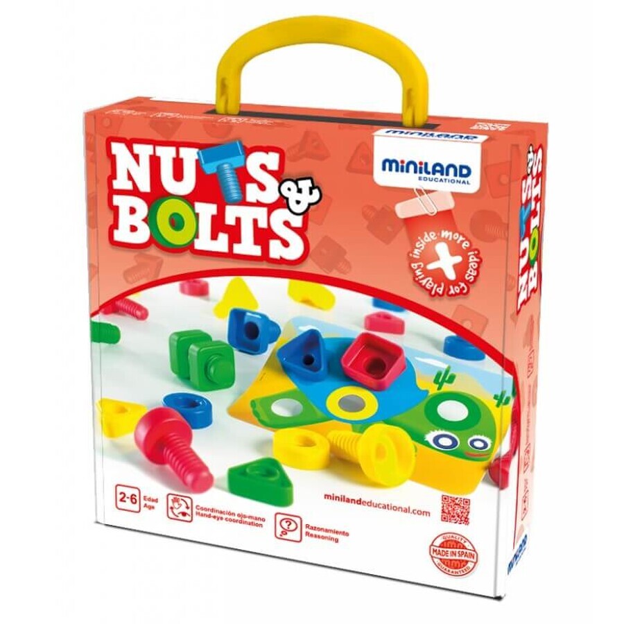 Buy Screw skill game, 2-6 years, Miniland Screw skill game, 2-6 years, Miniland