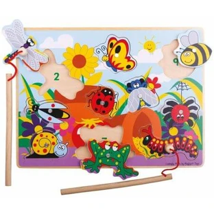Garden Friends magnetic fishing game, +18 months, Bigjigs