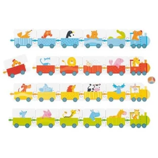 Matching game Animal Train, 2 years+, Goki