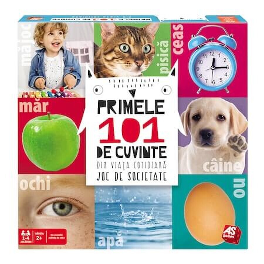 Juego de mesa, Primeras 101 palabras en la vida cotidiana, +2 años, Como Juegos
