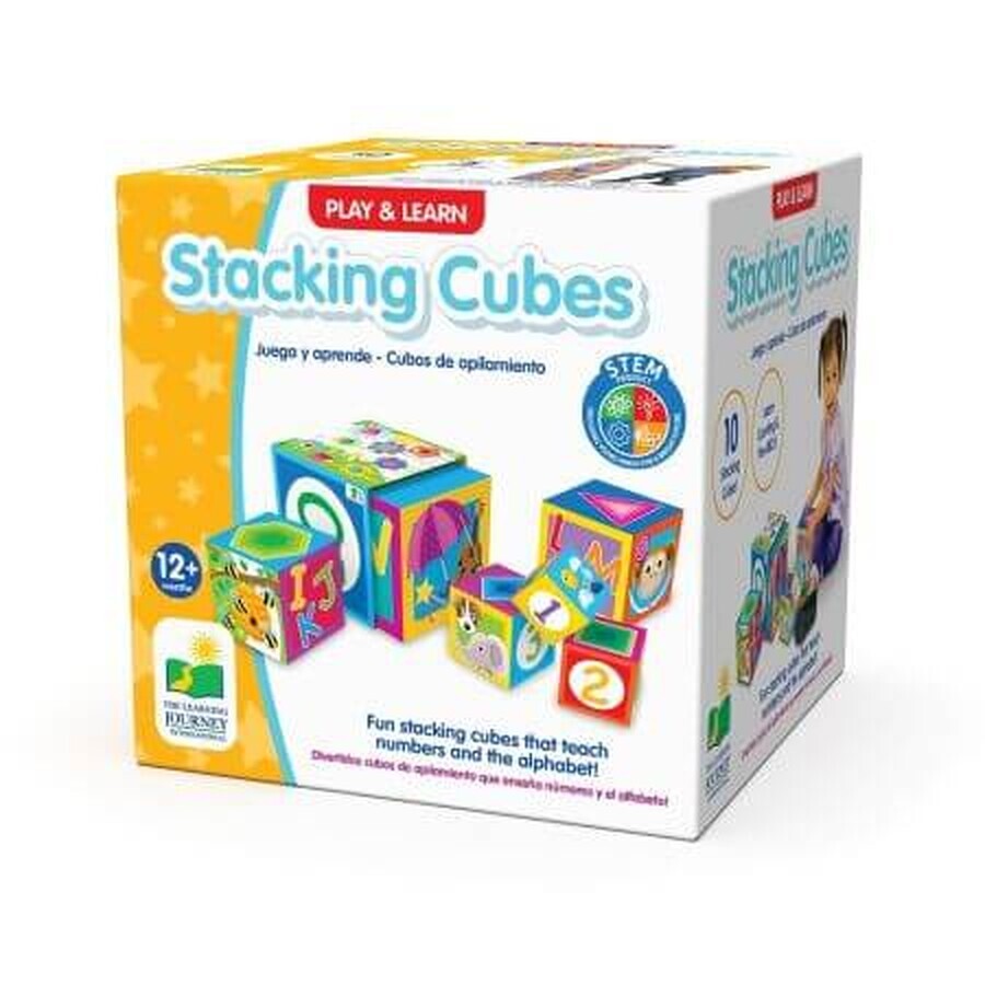 Juego de apilar cubos, +12 meses, The Learning Journey