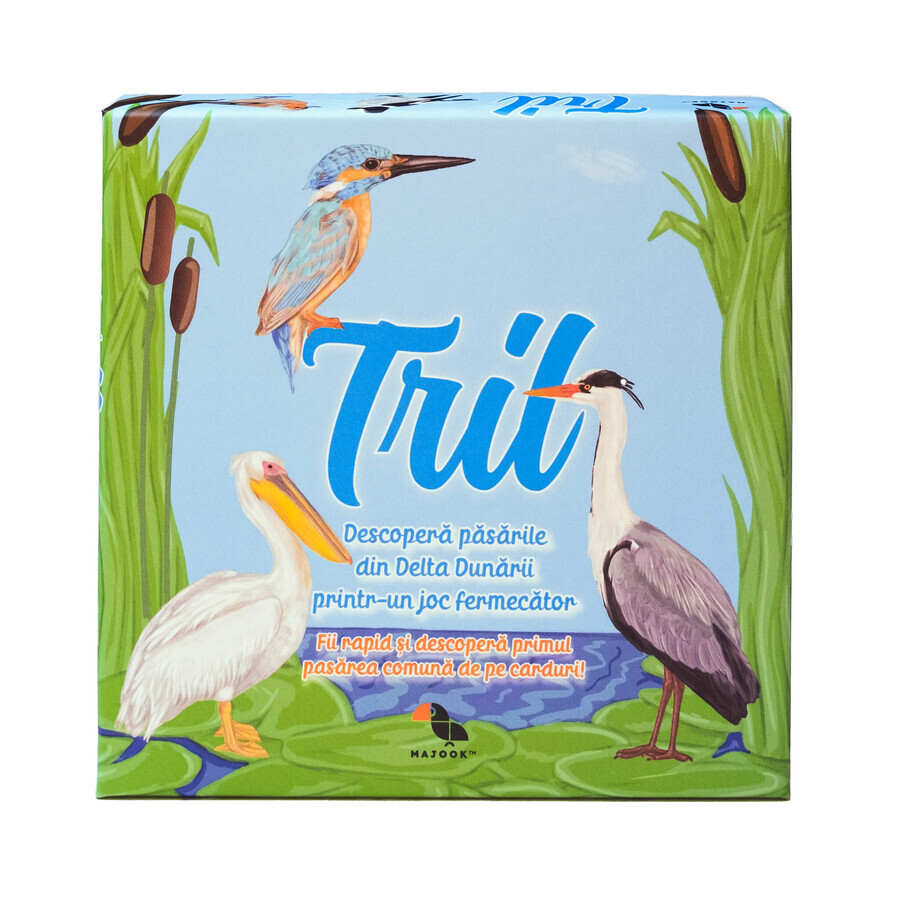 Gioco Scoprire gli uccelli del Delta del Danubio Tril, + 6 anni, Majook