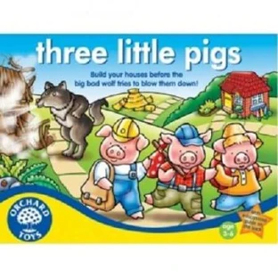 Het educatieve spel van de drie biggetjes, Orchard Toys