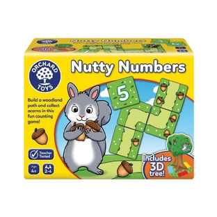 Educational number game Squirrels, 4 years+, Orchard
