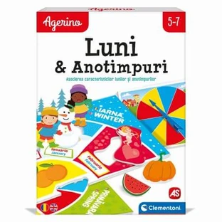 Juego educativo Lunas y estaciones Agerino, 5 años+, Clementoni