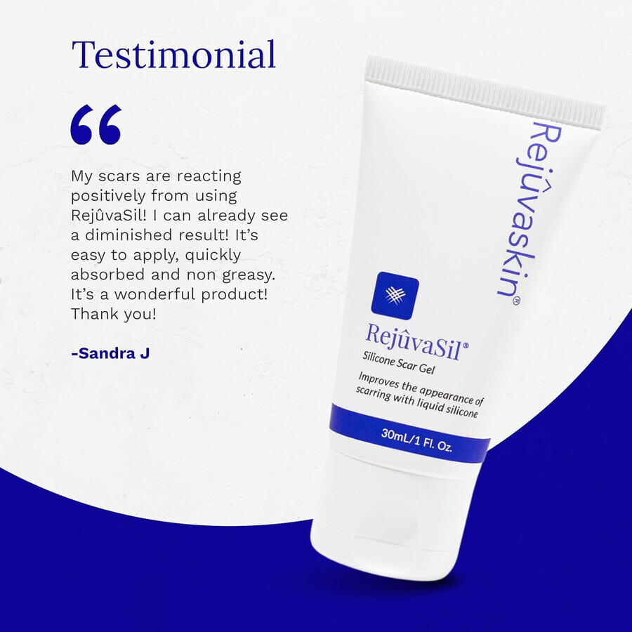 RejuvaSil silicone gel, 30 ml, Scar Heal