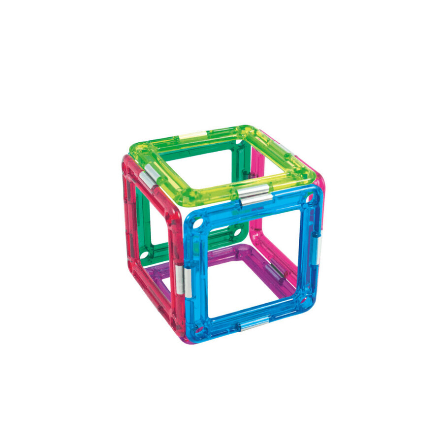 Magnetic building game Square, +3 years, 10 pieces, MGS14, Magspace