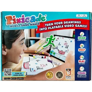 Creatief pakket om kindertekeningen om te zetten in videogames, 10 jaar+, Pixicade