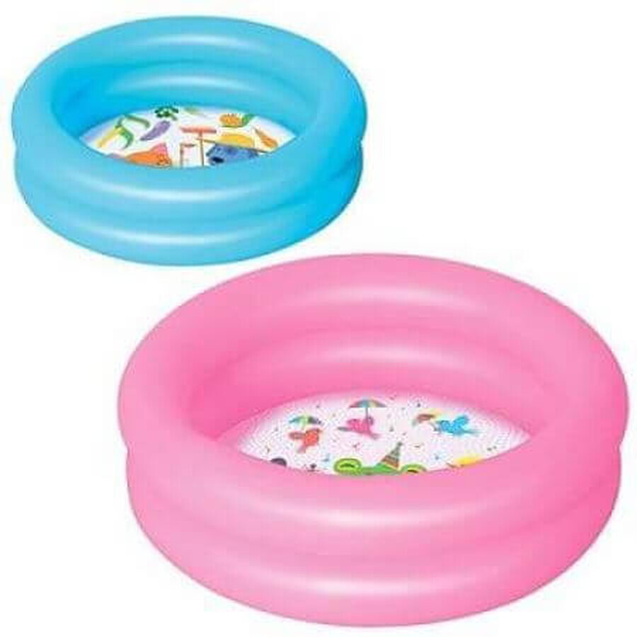 Inflatable pool with 2 rings, 61x15 cm, B51061, BestWay