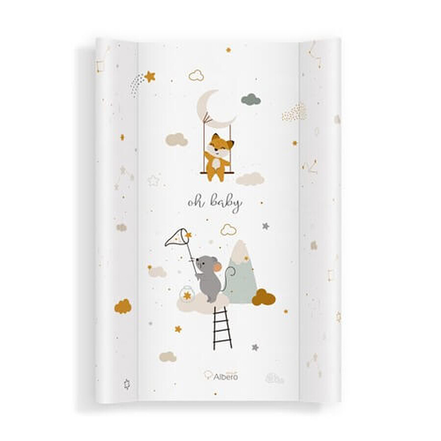 Colchón Swaddle con incrustaciones, 70 X 47,5 cm, Mouse, Klups