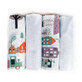 Set of 4 nappies, 75x75 cm, Unisex, Tuxi Brands