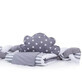 Bed linen set with canopy, 8 pieces, grey-white, 120&#215;60 cm, MyKids