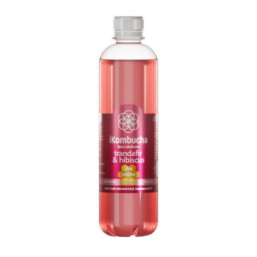 Buy Rose and hibiscus fermented drink, 500ml, iKombucha Rose and hibiscus fermented drink, 500ml, iKombucha