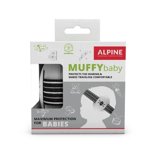 Oorkappen voor baby's, 3-36 maanden, Zwart, Alpine
