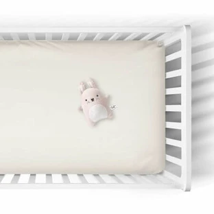 Sábana elástica de punto, 120x60 cm, Crudo, Tuxi Brands
